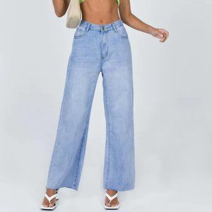 Princess Polly Cece Hammer Wide Leg Jeans
